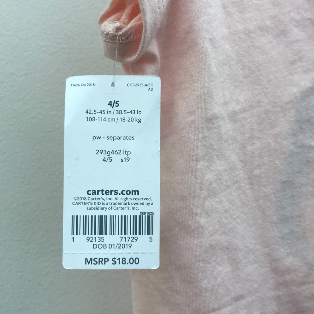 BNWT Carter’s “you’re my better half” Short Sleeve - Picture 4 of 4